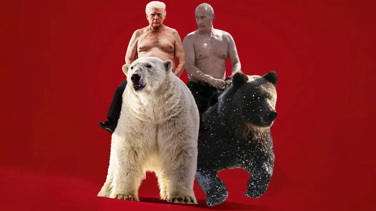 Uzaktan Putin, yakından Trump! The Economist dergisinin kapak tasfiri Davos'a ışık tutuyor