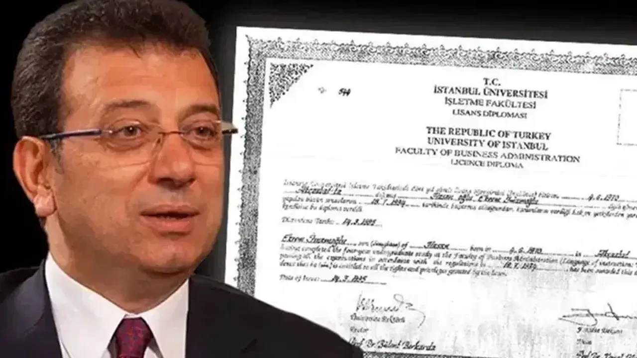 Ekrem İmamoğlu'nun diploma davasında flaş karar