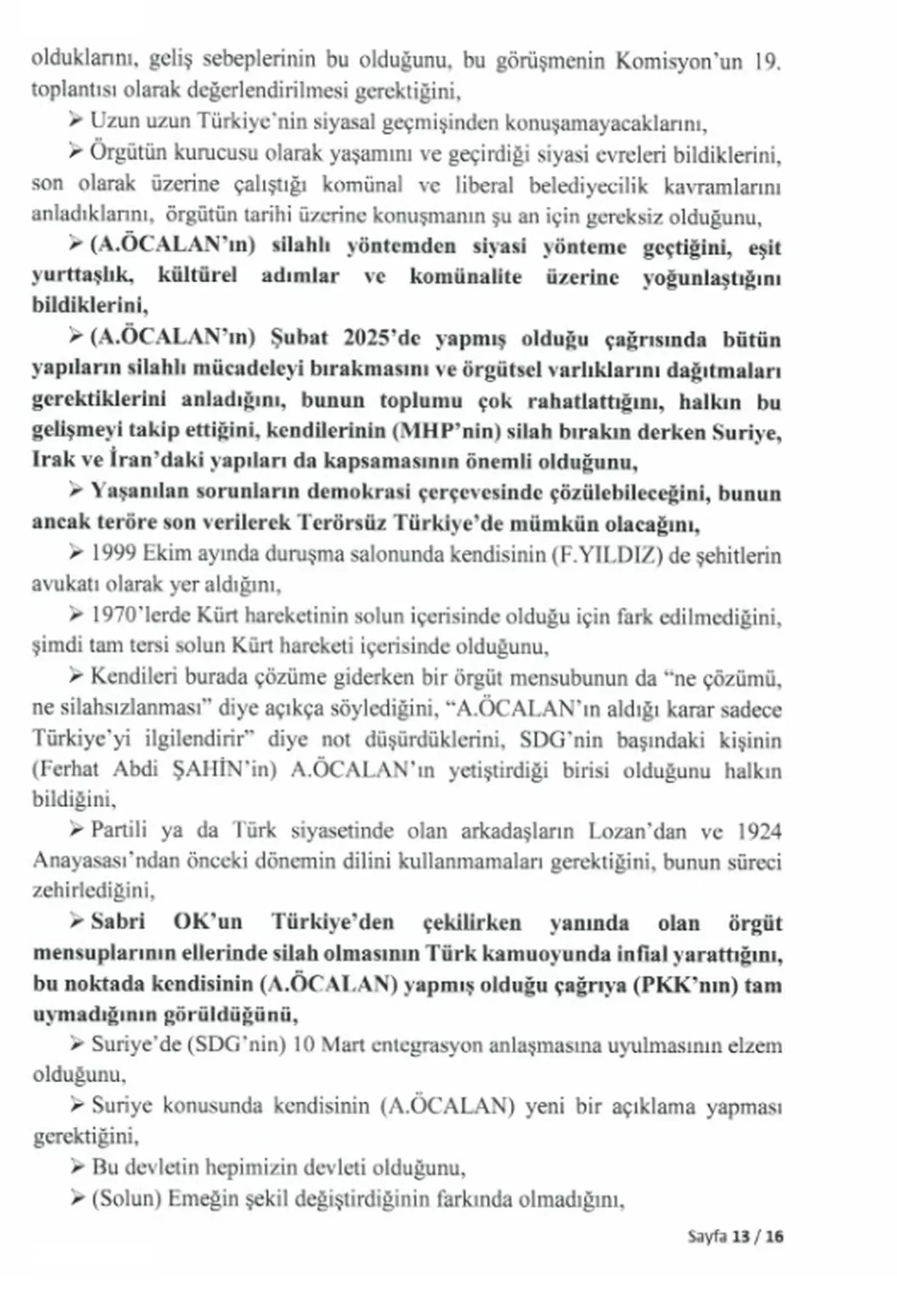 TBMM İmralı'da Abdullah Öcalan ile yapılan komisyon görüşmesinin tutanaklarını paylaştı