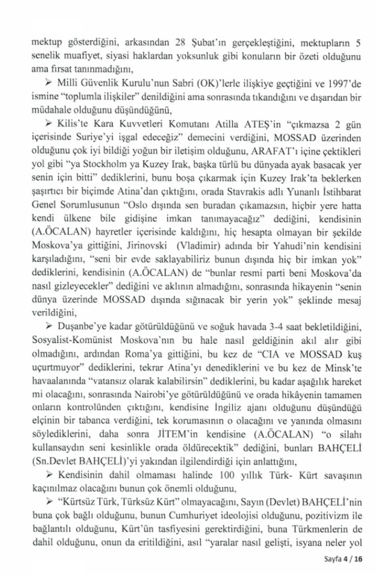 TBMM İmralı'da Abdullah Öcalan ile yapılan komisyon görüşmesinin tutanaklarını paylaştı