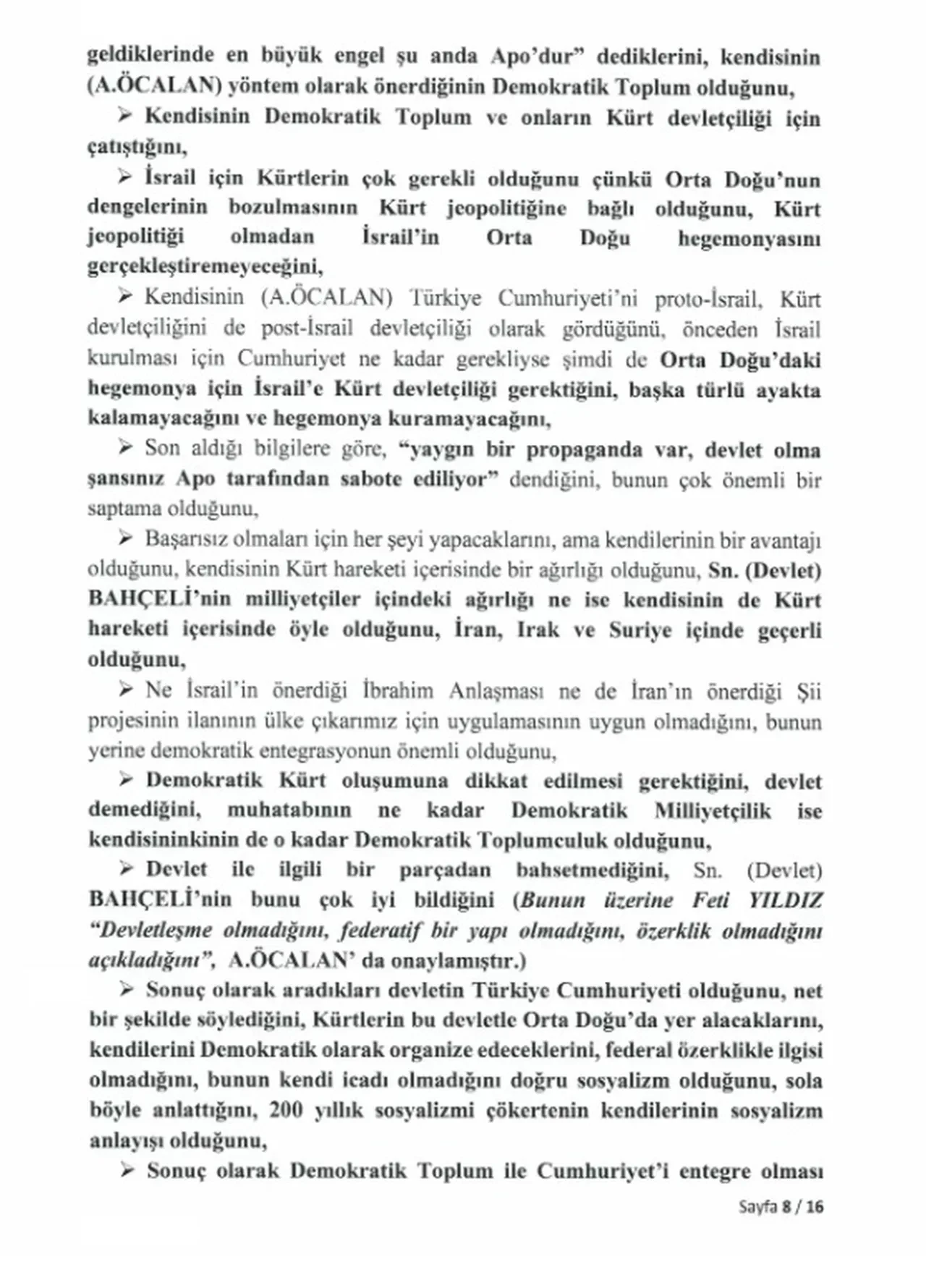 TBMM İmralı'da Abdullah Öcalan ile yapılan komisyon görüşmesinin tutanaklarını paylaştı