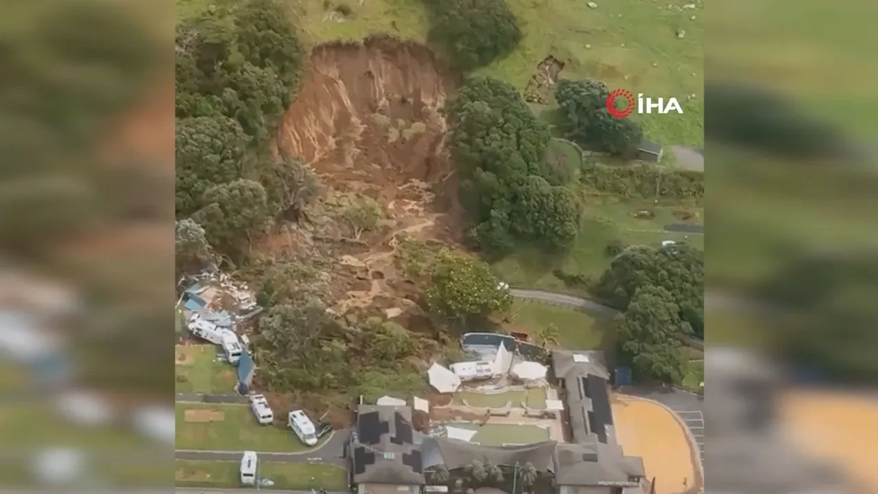 Yeni Zelanda'da heyelan kamp alanını yuttu! Çok sayıda kayıp var