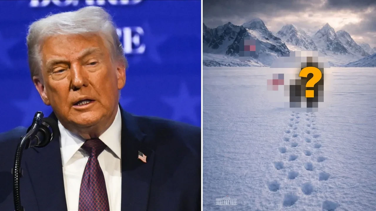 Beyaz Saray kaş yapayım derken göz çıkardı! Penguenli Grönland mesajı alay konusu oldu