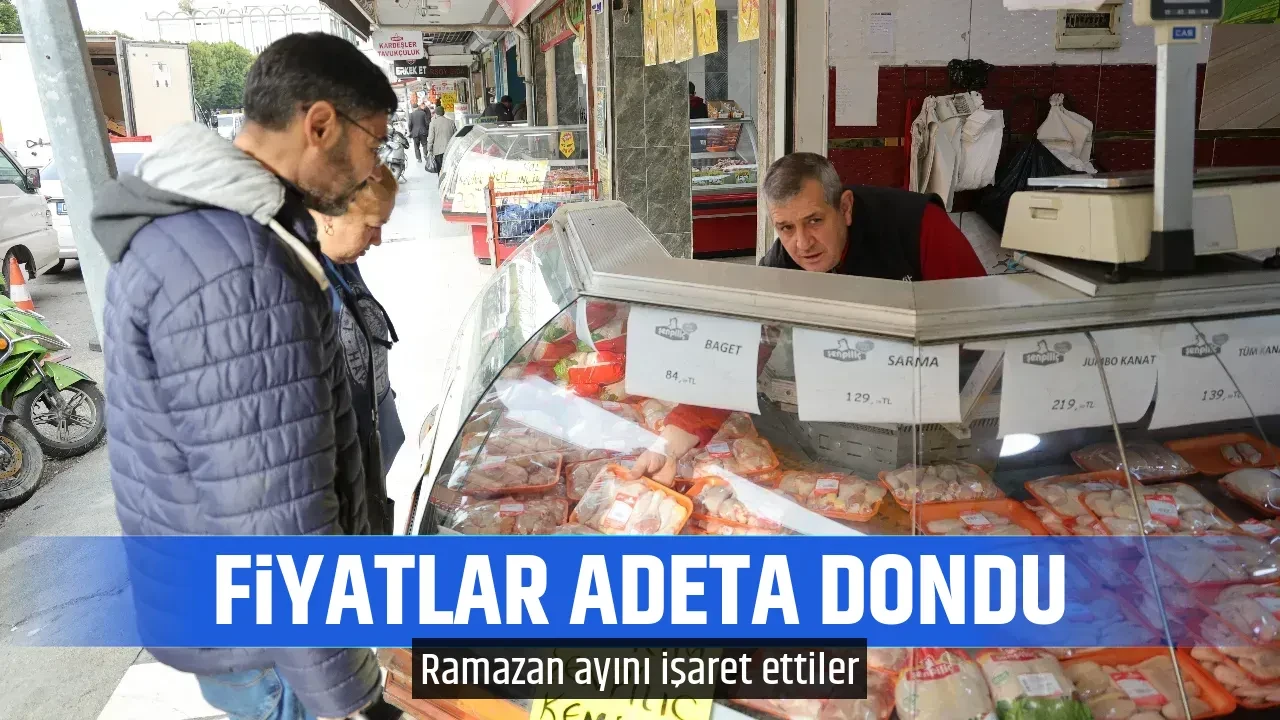 FİYATLAR ADETA DONDU