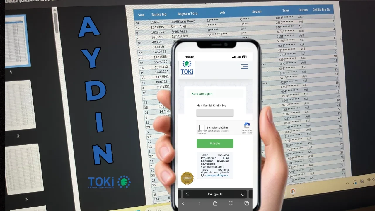 TOKİ Aydın kura sonuçları isim listeleri 2026: TOKİ Aydın 6973 konut hak sahibi belirleme kurası sonuçları açıklandı mı?