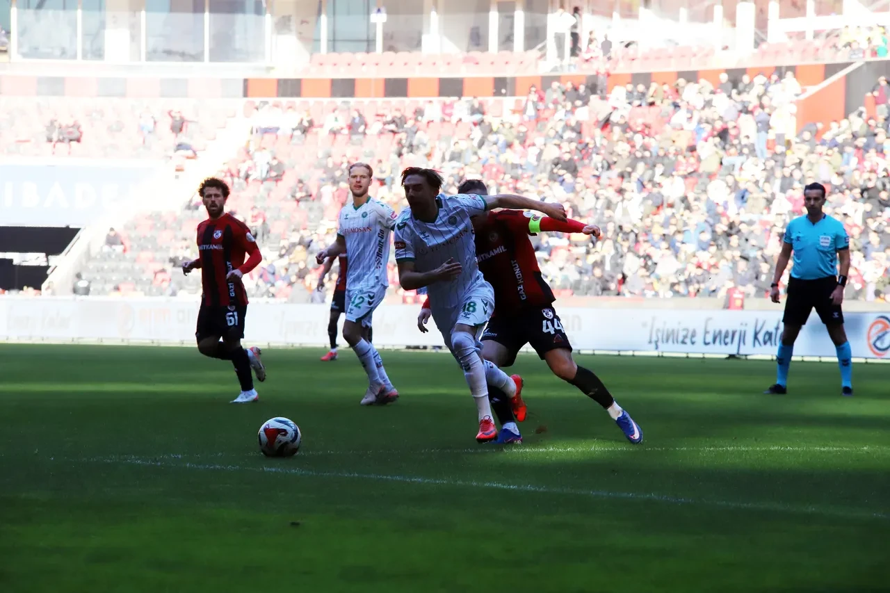 Gaziantep FK Konyaspor maç sonucu kaç kaç? Puan son dakikada geldi