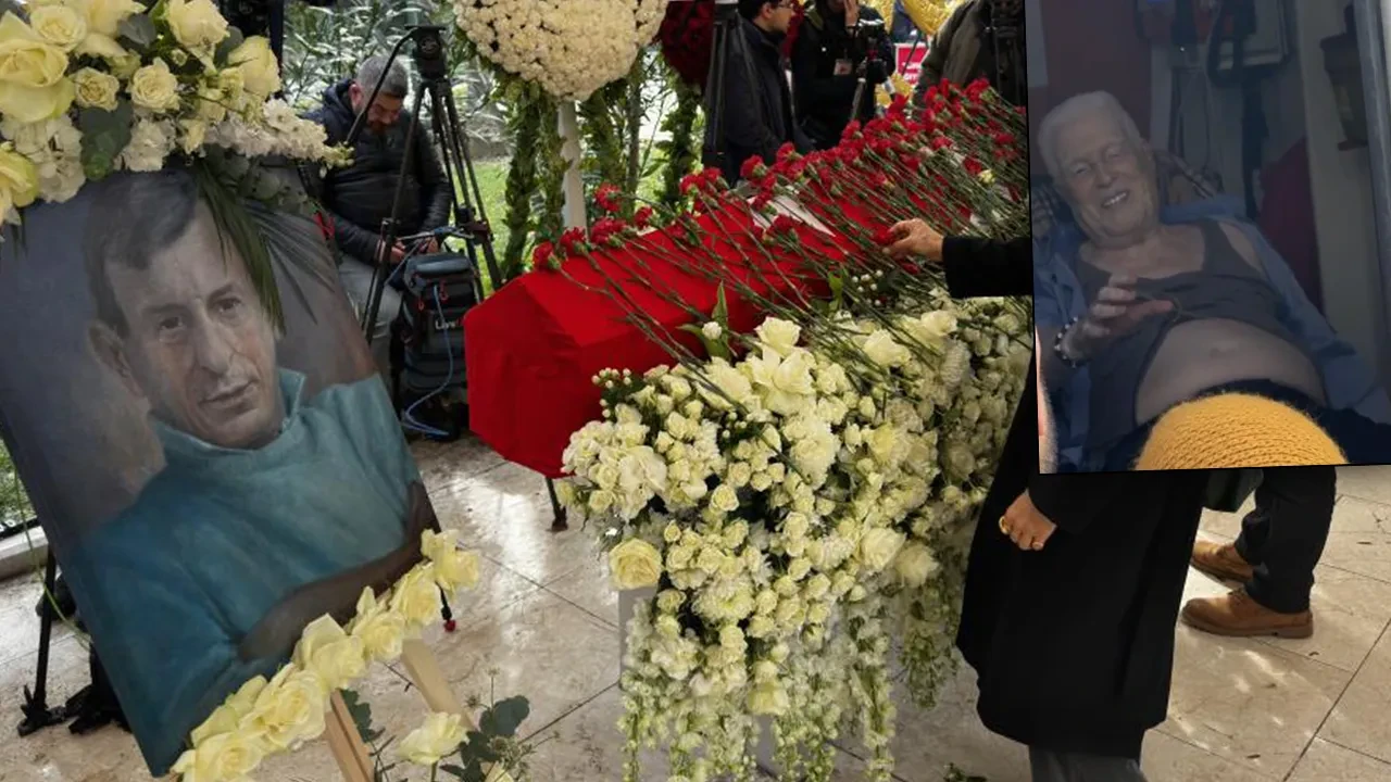 Haldun Dormen'in cenaze töreninde yürekler ağza geldi: Ünlü oyuncu İzzet Günay fenalık geçirdi