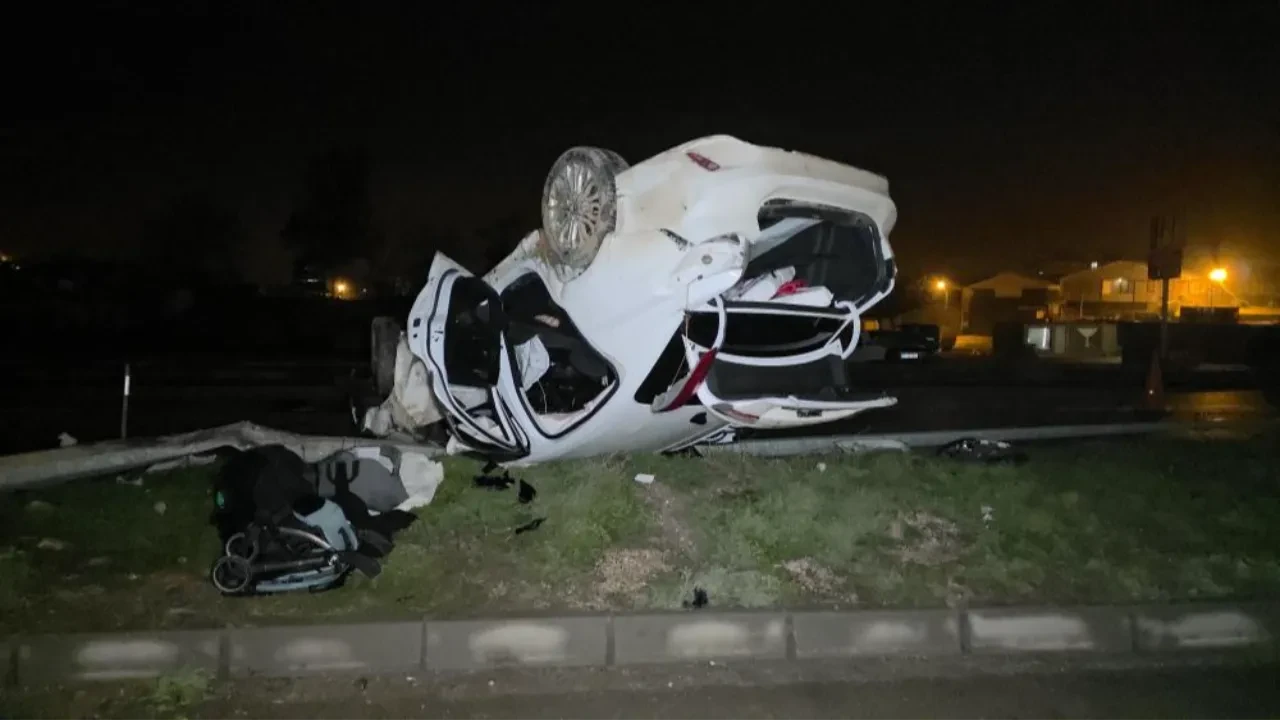 Hatay'da kahreden kaza! 1 yaşındaki bebek öldü, anne ve baba yaralı