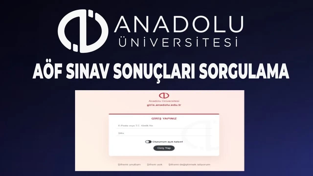 AÖF (Açıköğretim) sınav sonuçları 2026 anadolu.edu.tr ekranı! AÖF güz dönemi final sınavı sonucu açıklandı mı?