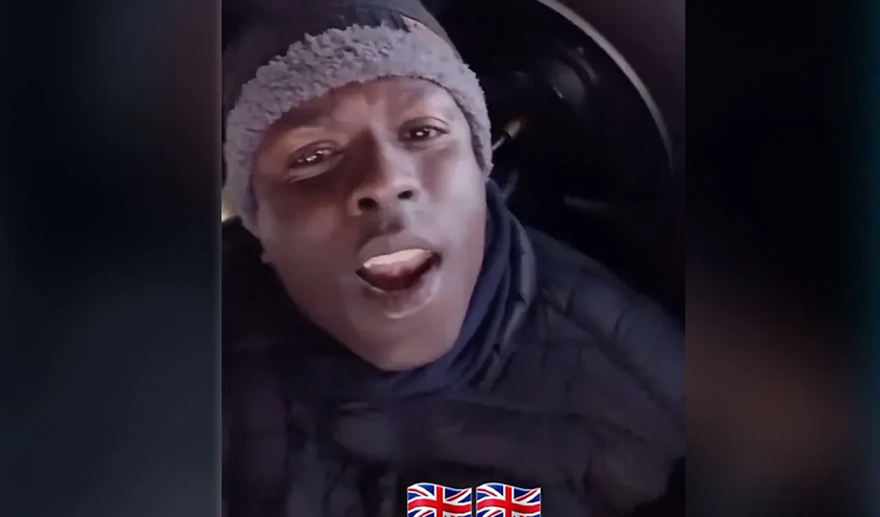 Göçmenin kamyonun altında tehlikeli yolculuğu! İngiltere'ye gizlice girdiği anları kaydetti