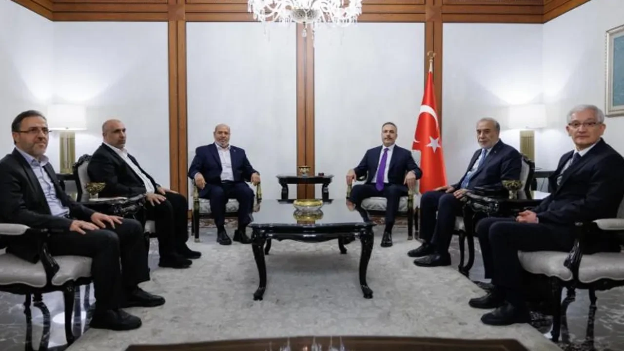 Hakan Fidan Ankara'da Hamas heyetiyle görüştü