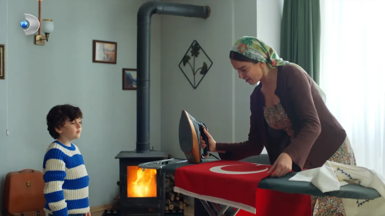 Mardin'de çekilen Uzak Şehir dizisinden bayrak mesajı