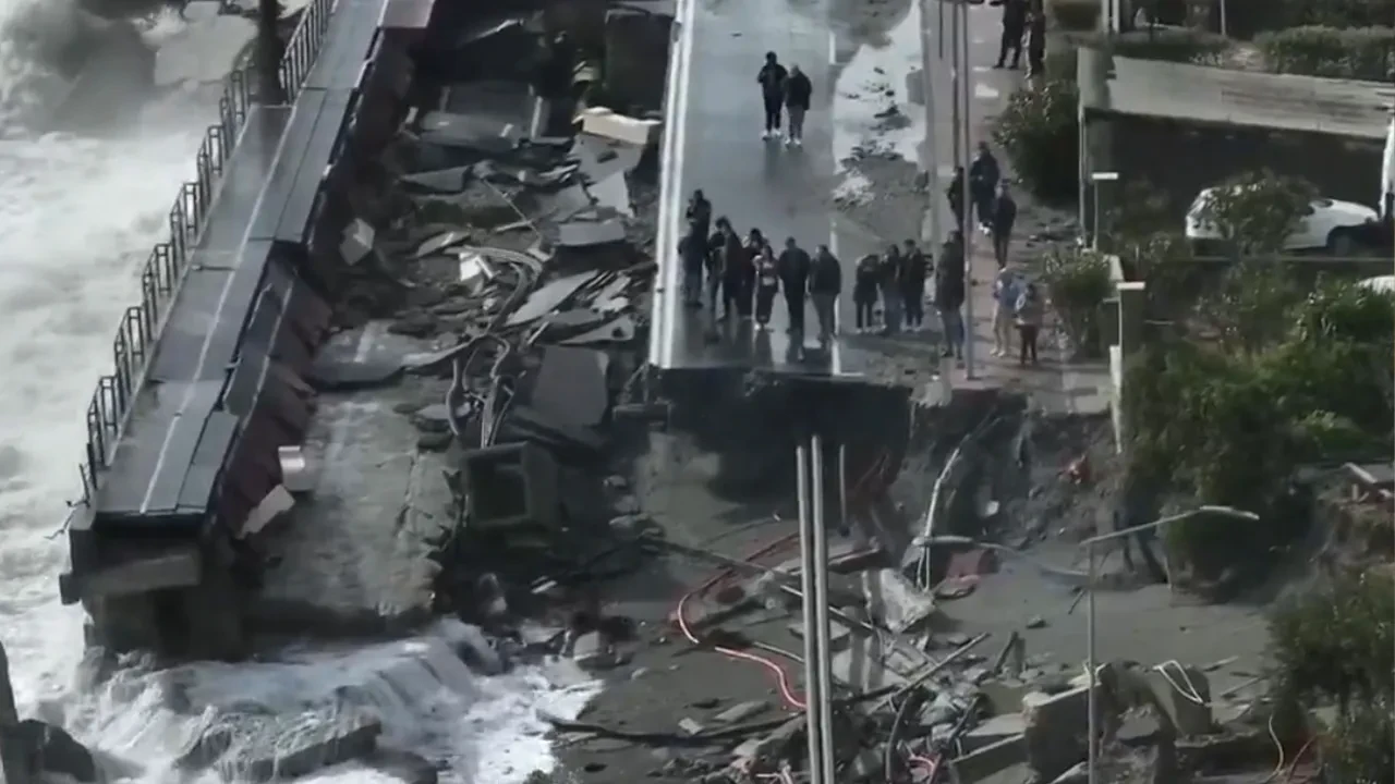 Sicilya Adası'nı Harry Fırtınası vurdu! Evler yıkıldı, yarıklar oluştu