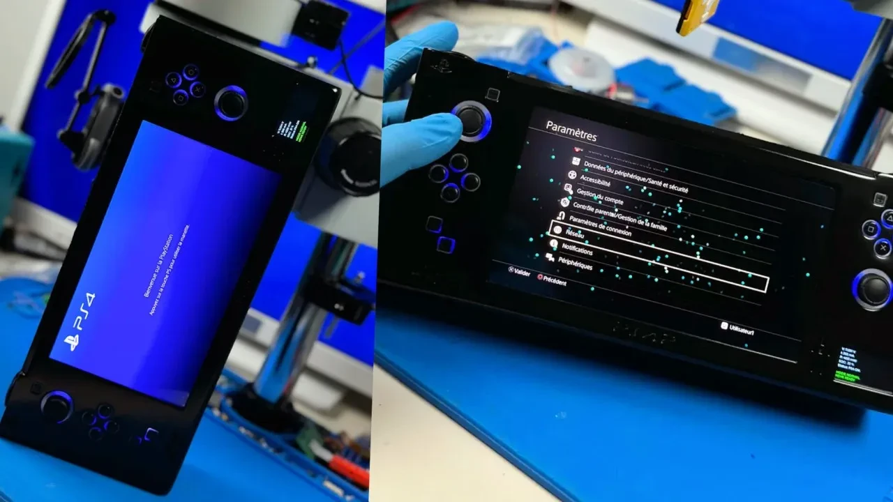 Sony'nin yapmadığını yaptı! Bir kişi kendi imkanlarıyla taşınabilir PlayStation 4 üretti