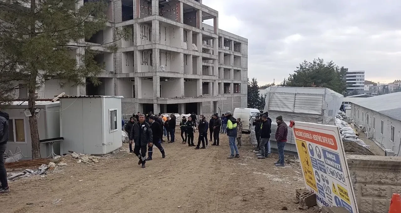Adıyaman'da inşaat işçisinden acı haber