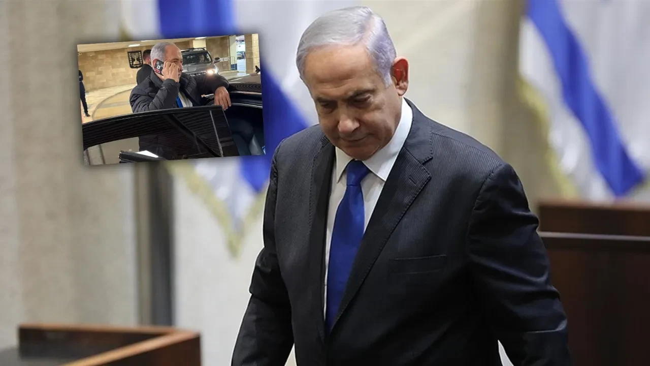 Netanyahu bilgi sızdırılmasını önleme yöntemiyle gündemde! Bu fotoğraf kısa sürede yayıldı