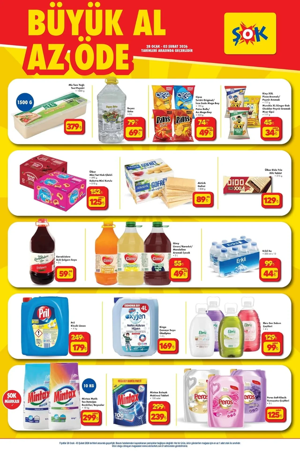 ŞOK 28 Ocak-3 Şubat aktüel ürünler kataloğu 2026! Ütü, saç kurutma makinesi, süpürge, banyo ürünleri, spor ekipmanları ve elektronik ürünler geliyor