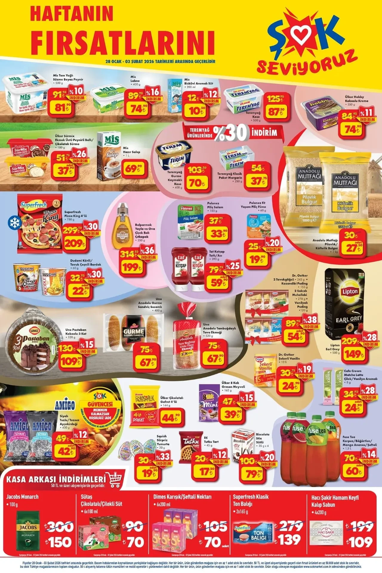 ŞOK 28 Ocak-3 Şubat aktüel ürünler kataloğu 2026! Ütü, saç kurutma makinesi, süpürge, banyo ürünleri, spor ekipmanları ve elektronik ürünler geliyor