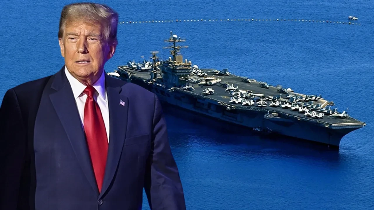 Trump ABD uçak gemisini işaret etti: İran anlaşma yapmak istiyor