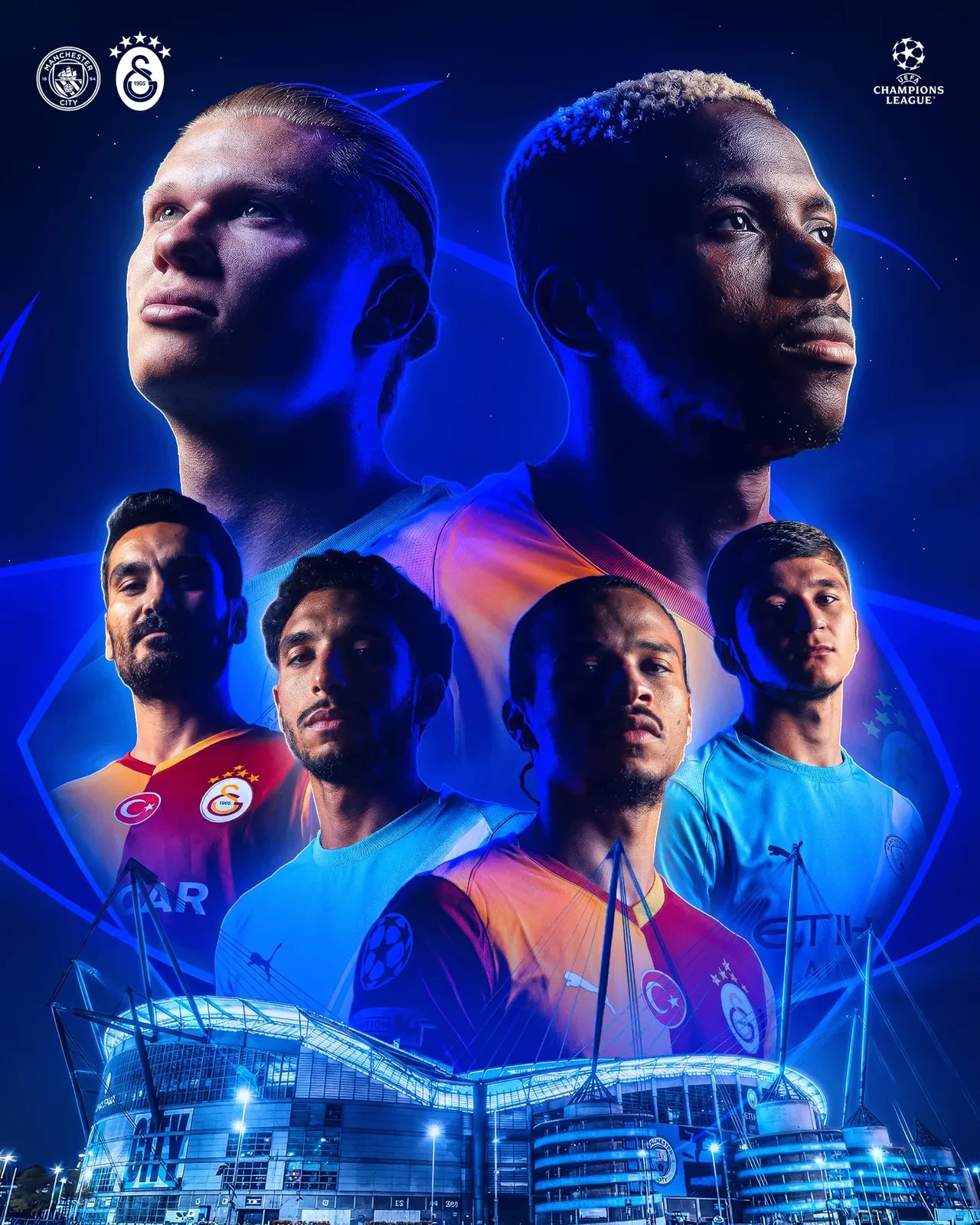 Galatasaray Manchester City deplasmanında | ŞAMPİYONLAR LİGİ CANLI MAÇ ANLATIMI