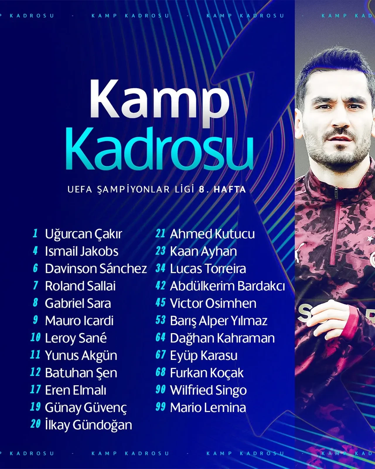 Galatasaray Manchester City deplasmanında | ŞAMPİYONLAR LİGİ CANLI MAÇ ANLATIMI