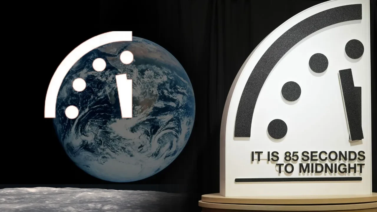 Kıyamet Saati ilk kez gece yarısına bu kadar yaklaştı! Dünya'nın ömrü kısaldı