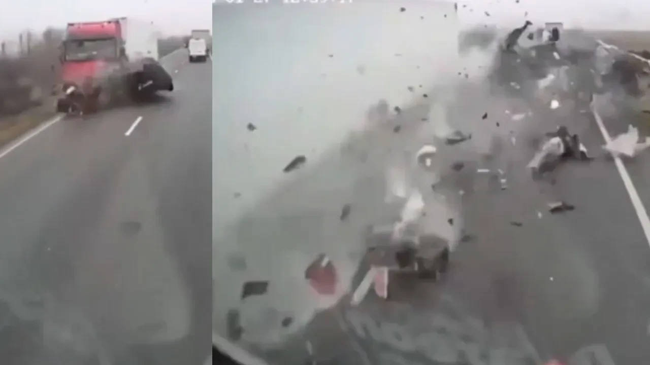 PAOK taraftarları deplasman yolunda feci kazaya karıştı: Araba tuza döndü