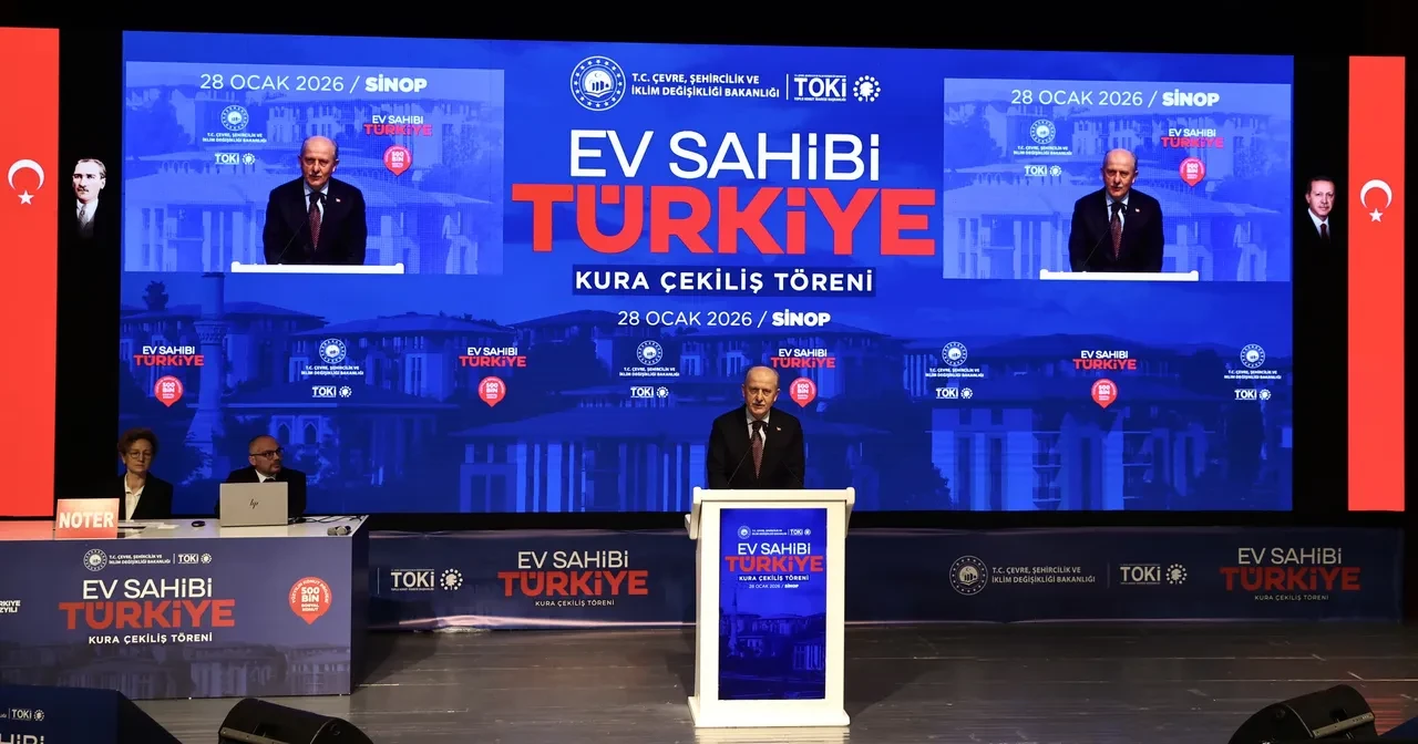 Sinop'ta kuralar çekildi! İkinci 500 bin konut müjdesi