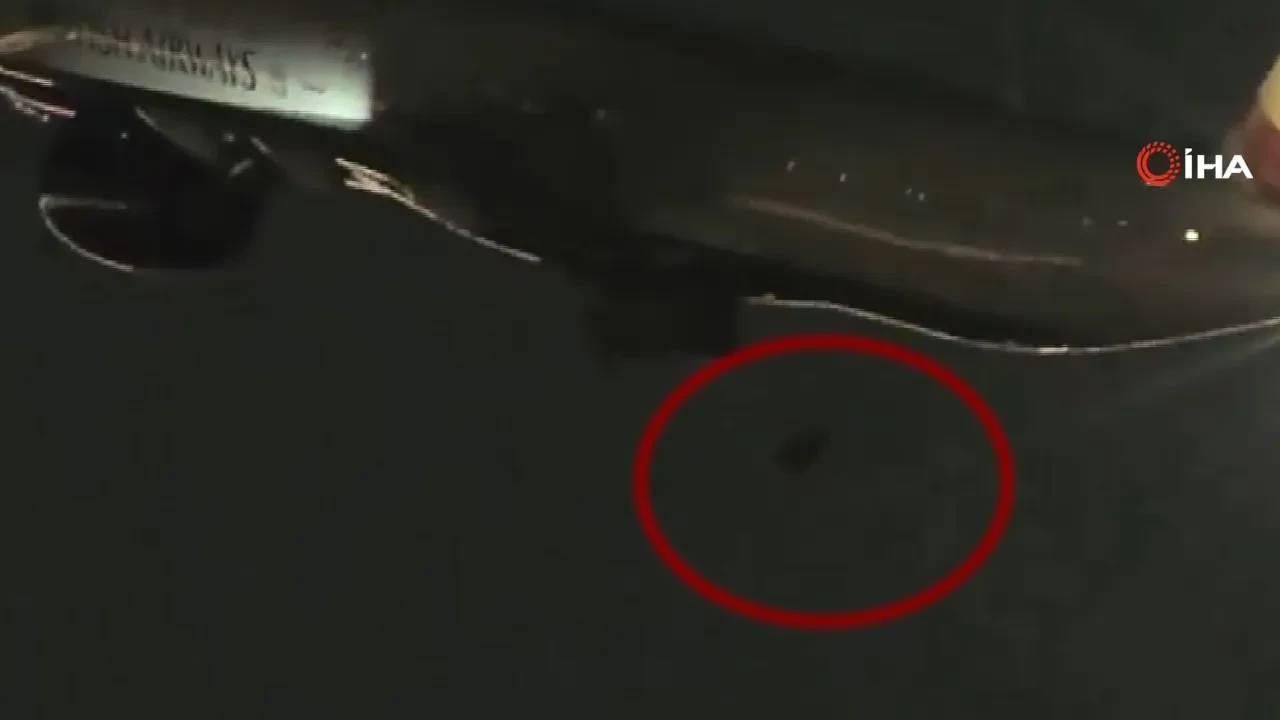 ABD’de yolcu uçağı paniğe yol açtı! Kalkış sırasında tekerleği düştü