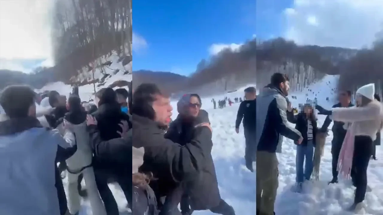 Babayı çocuklarının önünde darbettiler! Eğlenmek için gelmişlerdi, kabusu yaşadılar