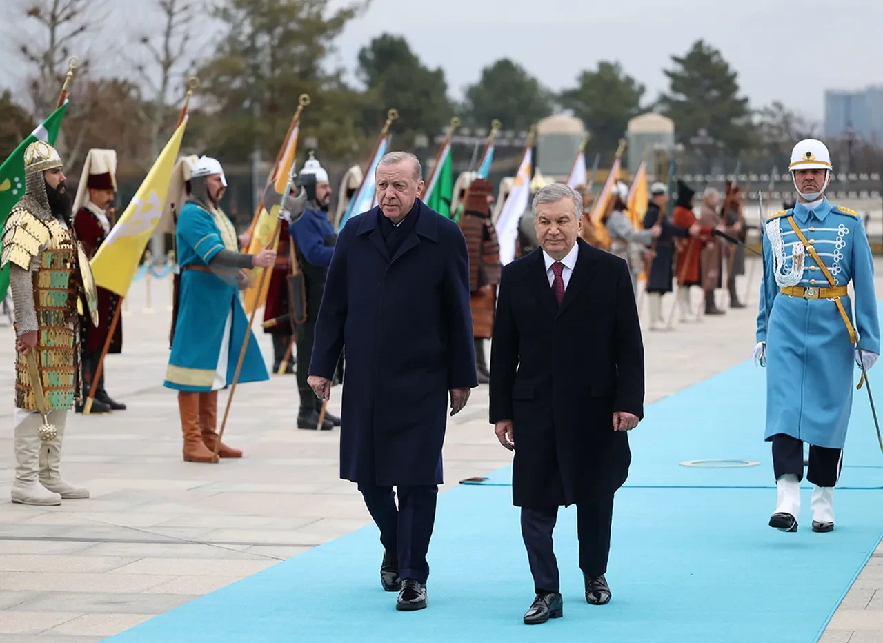 Cumhurbaşkanı Erdoğan ile Özbekistan Cumhurbaşkanı Mirziyoyev ticaretteki yeni hedefi açıkladı