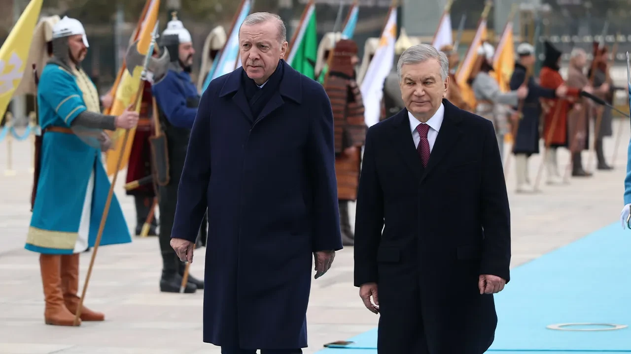 Cumhurbaşkanı Erdoğan ile Özbekistan Cumhurbaşkanı Mirziyoyev ticaretteki yeni hedefi açıkladı