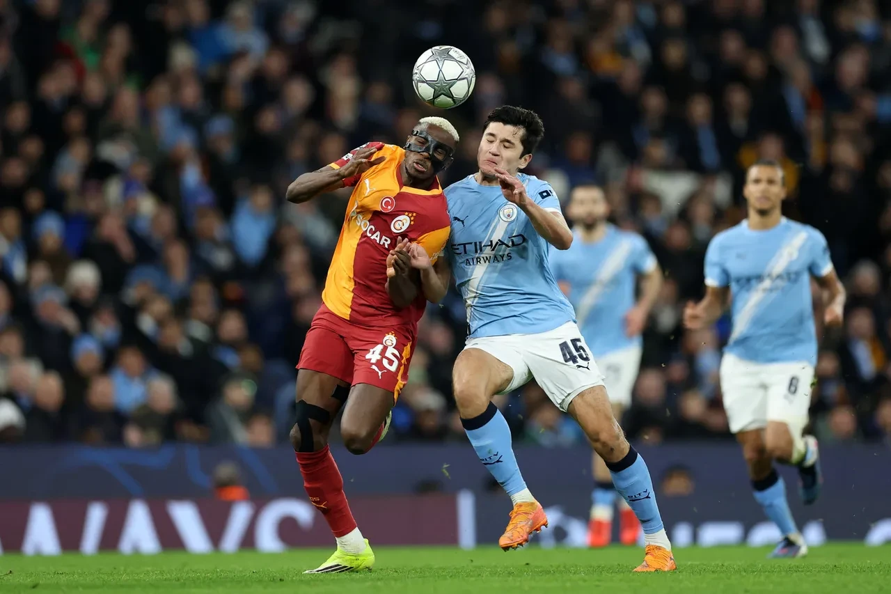 Galatasaray Şampiyonlar Ligi'nde Manchester City'ye mağlup oldu: Aslan play-off oynayacak!