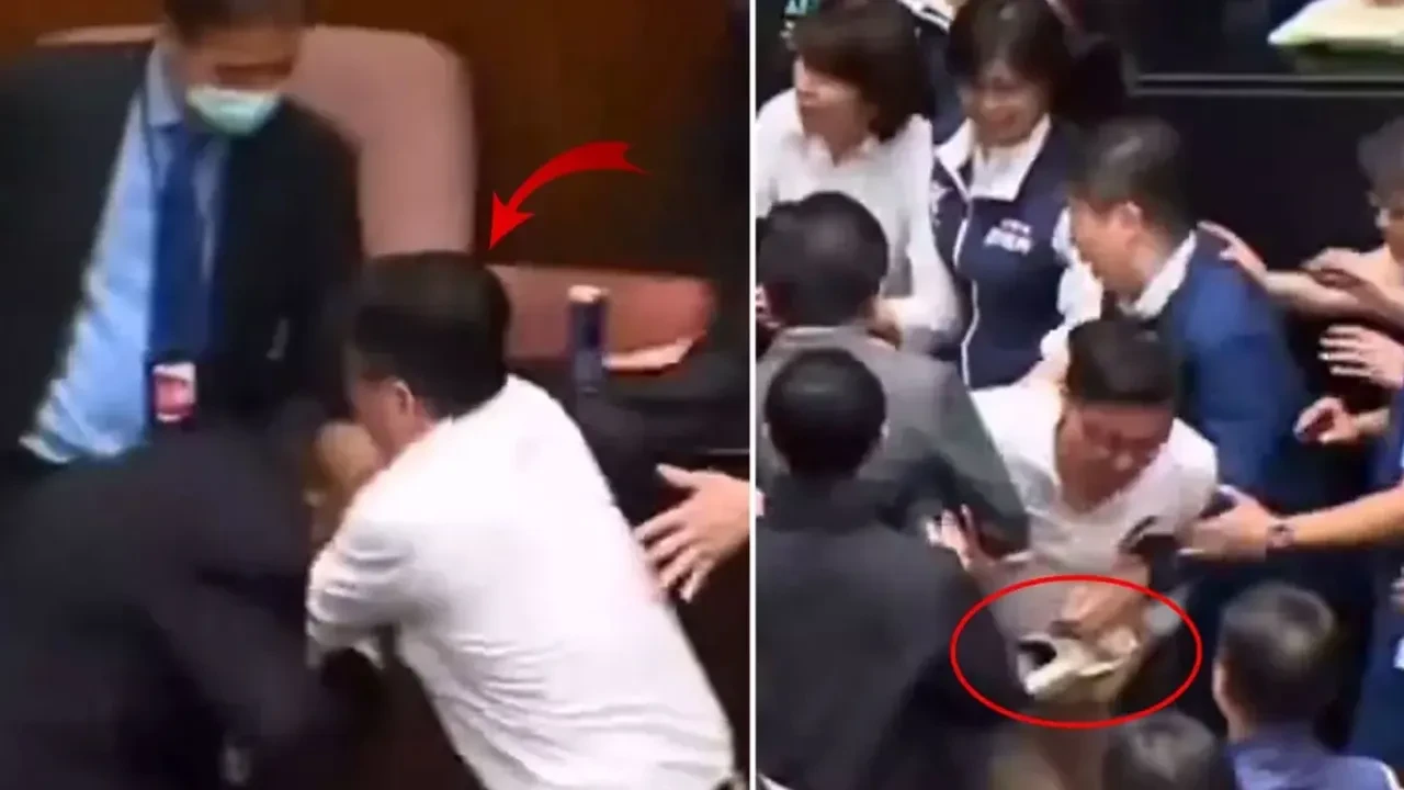 Milletvekili yasa tasarısı belgelerini alıp meclisten kaçtı