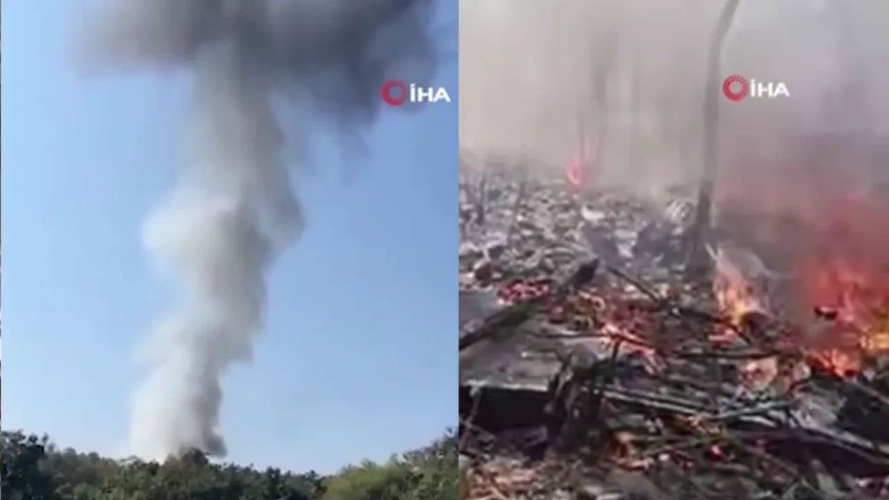 Tayland'da askeri uçak düştü: 2 kişi hayatını kaybetti