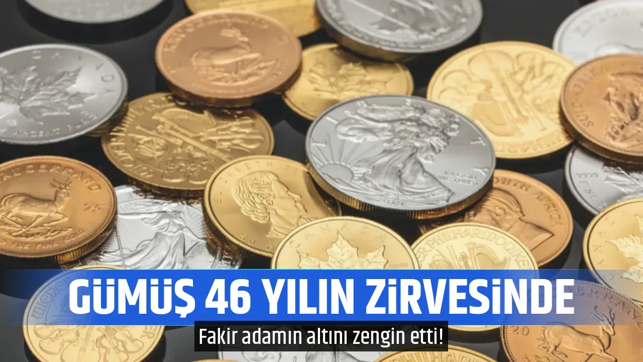 GÜMÜŞ 46 YILIN ZİRVESİNDE