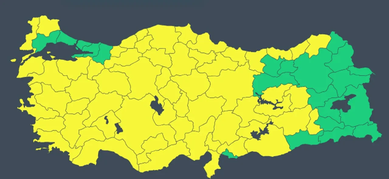 Meteoroloji illeri tek tek duyurdu! Kuvvetli kar yağışı ve sağanak geliyor: 60 kente sarı kodlu uyarı 