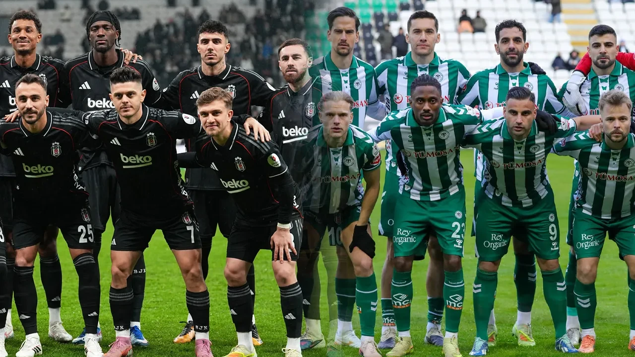 Beşiktaş sahasında Konyaspor'u ağırlıyor! Maç öncesi muhtemel 11'ler