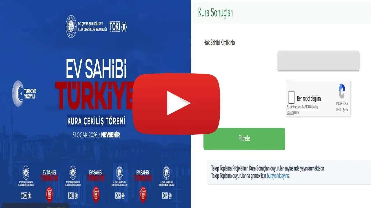 CANLI! TOKİ Nevşehir kura sonuçları isim listesi sorgulama ekranı: Nevşehir TOKİ kura sonuçları açıklandı mı?