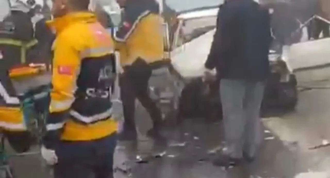 Gaziantep'te feci trafik kazası! 1 kişi öldü, 6 kişi yaralandı