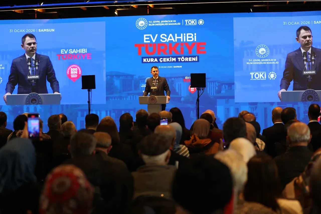 TOKİ Samsun hak sahibi kuraları çekildi: Bakan Kurum'dan kritik açıklamalar