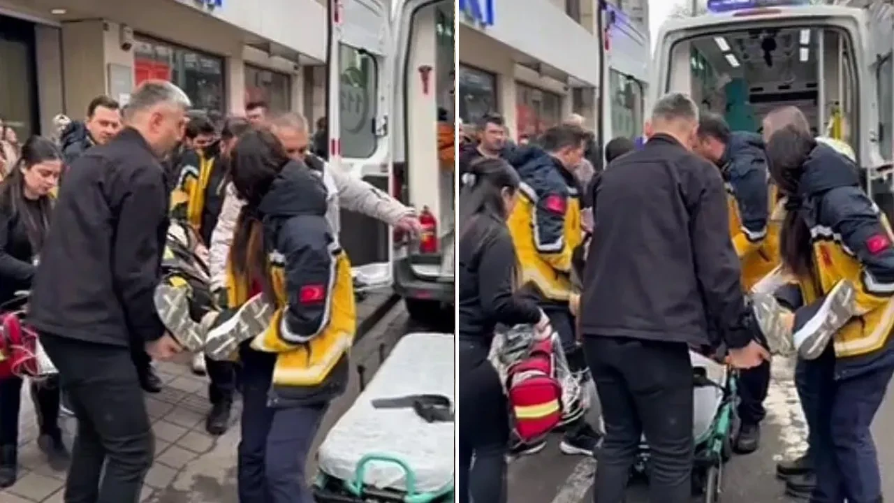 Zonguldak'ta mağazada alışveriş yapan kadın merdivenlerden düşerek ağır yaralandı