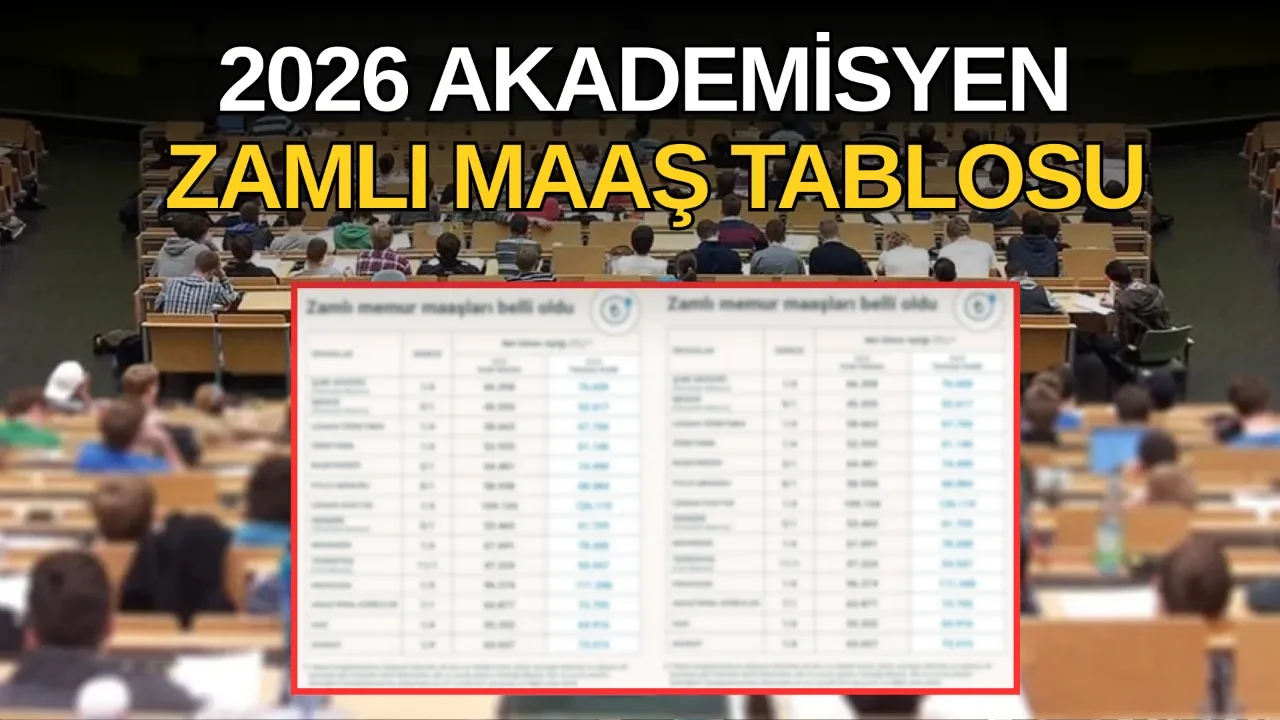 Akademisyen, öğretim görevlisi ve profesör maaşları ne kadar oldu? Ocak 2026 memur zam oranları açıklandı