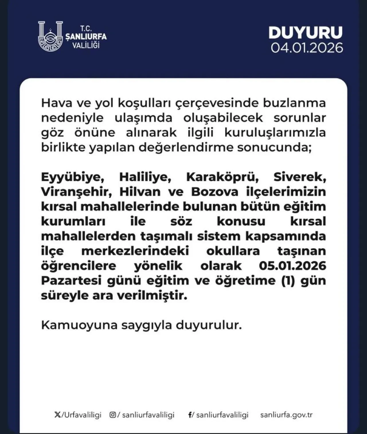 Eğitime kar engeli! İşte okulların tatil edildiği il ve ilçeler