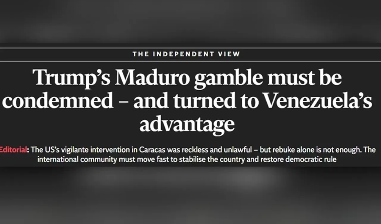 Trump'ın Venezuela'ya saldırı emri ve Maduro'nun alıkonması dünya basınında böyle yankılandı