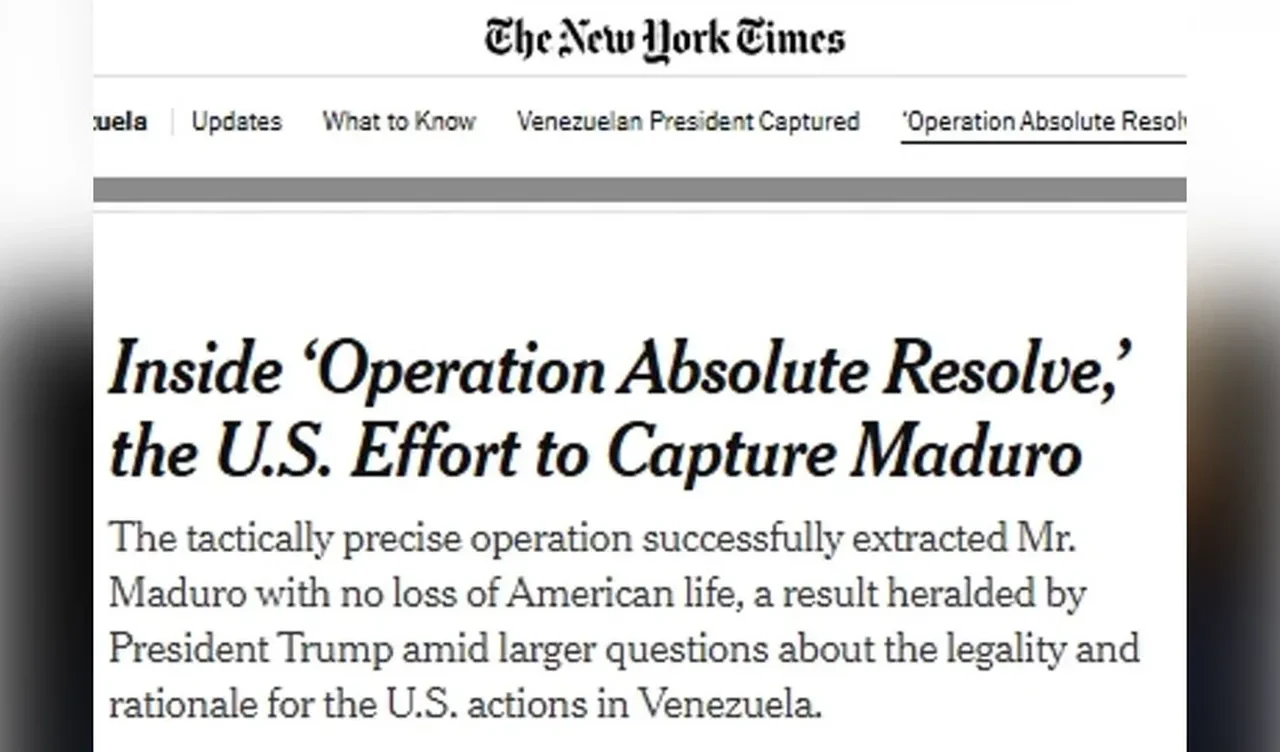 Trump'ın Venezuela'ya saldırı emri ve Maduro'nun alıkonması dünya basınında böyle yankılandı