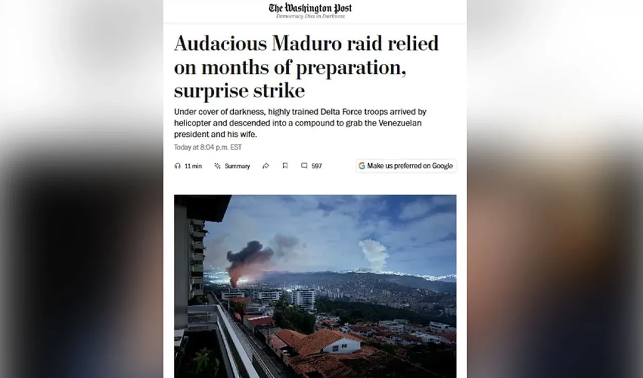 Trump'ın Venezuela'ya saldırı emri ve Maduro'nun alıkonması dünya basınında böyle yankılandı