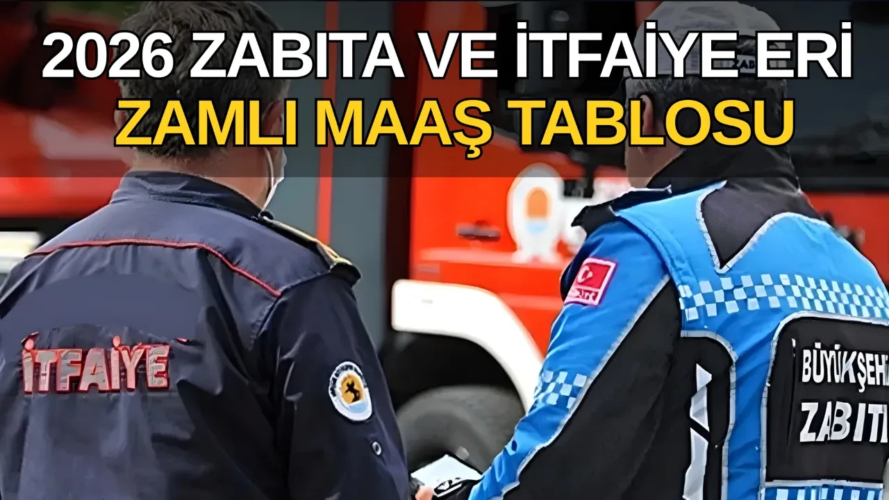 Zabıta ve itfaiye eri maaşları ne kadar oldu, yüzde kaç zam aldı? Memur zammı sonrası belli oluyor