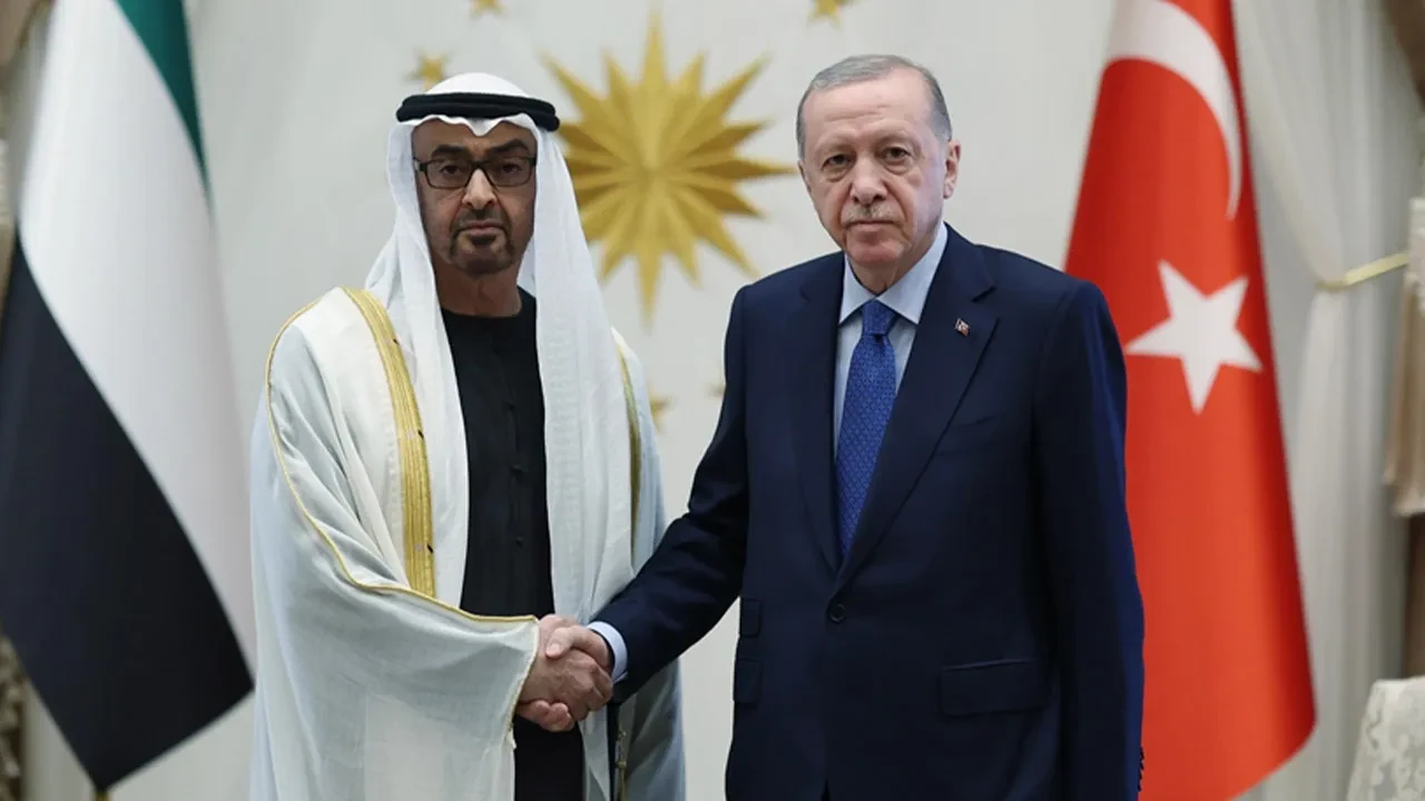 Cumhurbaşkanı Erdoğan, BAE Devlet Başkanı Nahyan ile görüştü