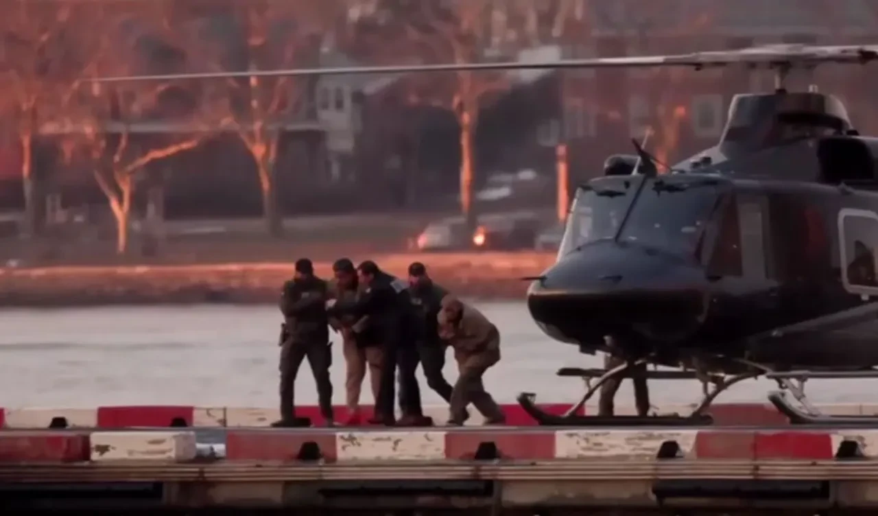 Venezuela devrik lideri Maduro ve eşi Cilia Flores mahkeme binasına böyle götürüldü